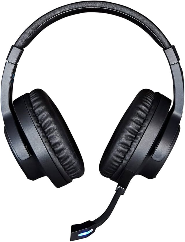 TUCCI Q6 USB Wired Gaming Headset, 40mm Drivers, Virtual Surround Stereo Sound, Noise-Cancelling Adjustable Boom Mic, USB Plug & Play Connectivity