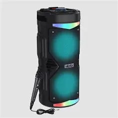 Elista MusiStrom 1600 Portable Bluetooth Party Speaker, 16W Stereo Output, Built-in Microphone, FM Radio, USB/AUX/TF Card Support