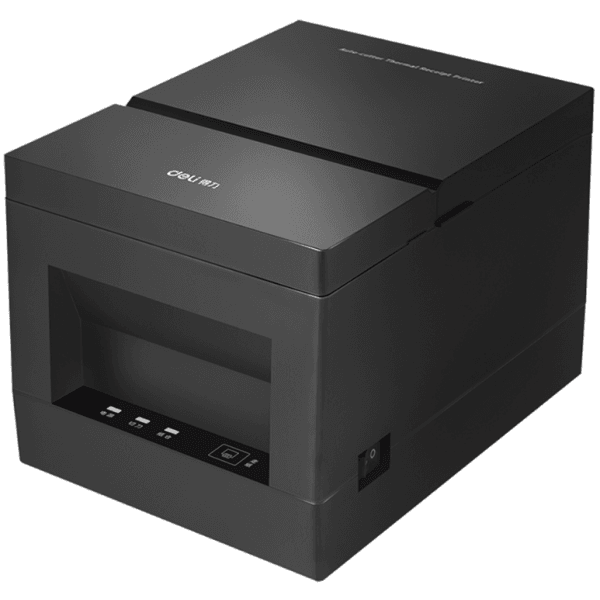 DELI 801PN Thermal Receipt Printer, High-Speed Printing 180mm/s, 203dpi Print Resolution, Automatic Paper Cutting, 80mm Paper Width Support