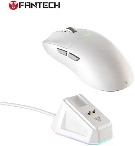 Fantech Tanto S WG13S Wireless Gaming Mouse, Tri-Mode Connectivity (2.4GHz / Bluetooth / Wired), PixArt 3395 Sensor, Up to 26000 DPI Adjustable, Ultra-Light 58g Design