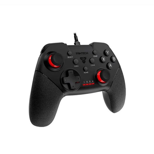 Fantech Shooter, GP13 Gaming Controller, Wired USB Gamepad, Turbo Mode Support, Dual Mode (X-Input & D-Input)