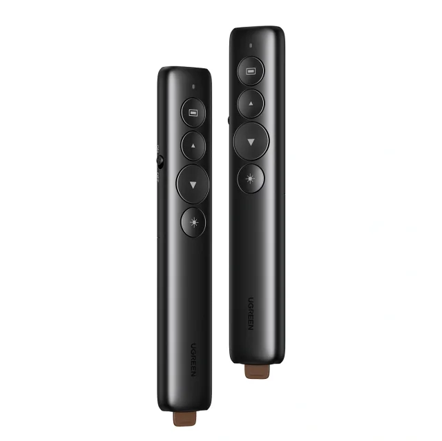 UGREEN LP479 Laser Pointer, Wireless Presentation Clicker, Up to 100m Range, High-Precision Red Laser Pointer, Compatible with Windows & Mac