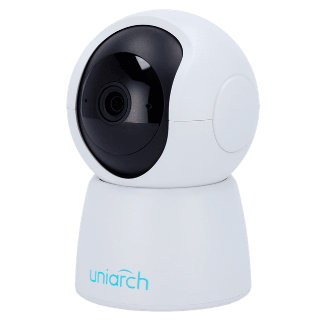 Uniarch 2K 3MP WiFi Smart Camera, 360° Panoramic View Security Camera, Auto Tracking Motion Detection, Human Body Detection AI Alerts, 10m Smart IR Night Vision
