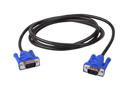 VGA to VGA Cable, 3 Meter Length, High-Quality Video Signal Transmission, 100% Tested & Certified Performance, Durable Shielded Cable Design