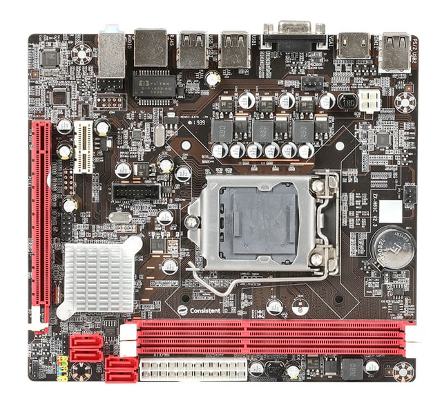Consistent CMB-H61 Motherboard, Intel H61 Chipset, LGA 1155 Socket Support, Compatible with Intel Core i3, i5 & i7 (2nd/3rd Gen) Processors, DDR3 Memory Support