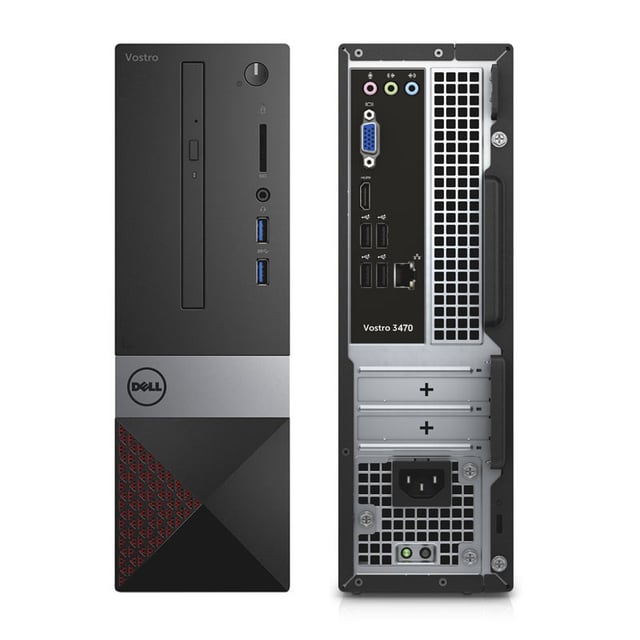 Dell Vostro 3470 Desktop PC, Intel Core i5 9th Gen Processor, 8GB RAM, 256GB SSD Storage, Windows 10 Pro Pre-installed