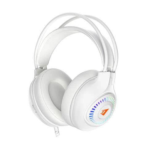 JERTECH H01 SCOUT Gaming Headphones, RGB Dynamic Lighting Effects, 50mm Driver Units for Deep Bass Sound, Lightweight 260g Design, Breathable Soft Earmuffs for Comfort