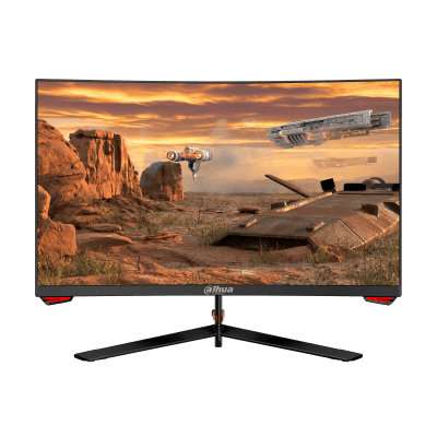 Dahua LM27-E230C 27” FHD Curved Gaming Monitor, 1920×1080 VA Curved Display, Ultra-Smooth 180Hz Refresh Rate, 1ms MPRT Response Time, 4000:1 High Contrast Ratio