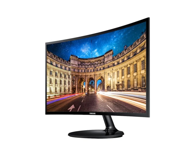 Samsung LC24F390FHWXND 23.5” Curved Monitor, Full HD (1920×1080) VA Panel Display, 1800R Curved Screen Design, 4ms Response Time, 3000:1 High Contrast Ratio