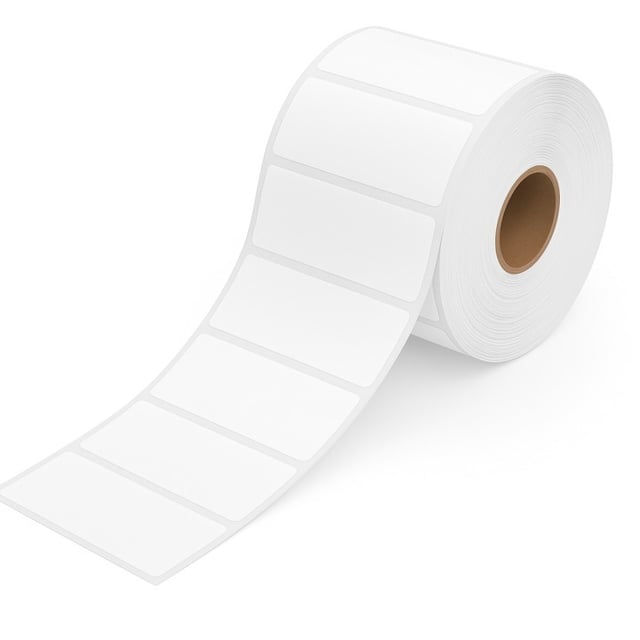 DELI QH11 White Thermal Label Paper, 15mm × 30mm Size Labels, High-Quality Thermal Printing Stickers, Strong Adhesive Barcode & Label Paper, 10 Pieces Per Box