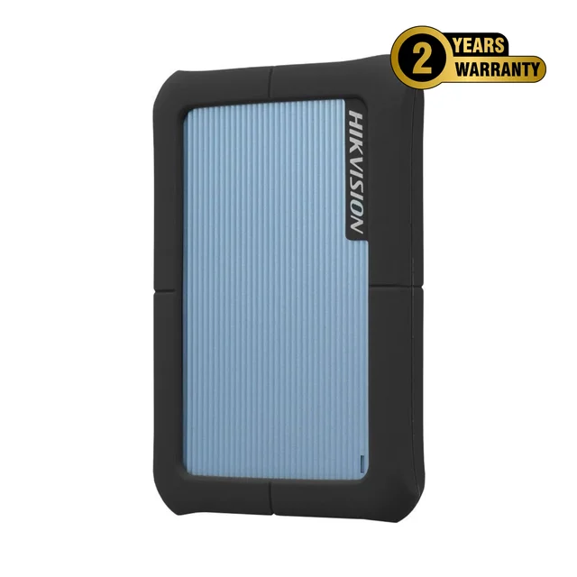 Hikvision HS-EHDD-T30 1TB External Hard Drive, USB 3.0 Portable HDD, High-Speed Data Transfer, Durable Blue Rubber Shock-Resistant Case, Compact & Lightweight Design