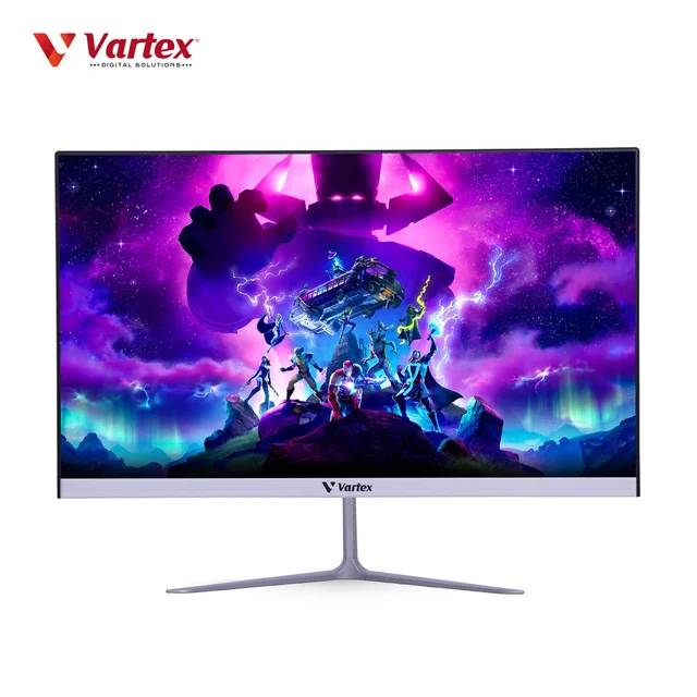 Vartex VTX22M 22-Inch Frameless Gaming Monitor, FHD 1920×1080, 100Hz Refresh Rate, 2ms Response Time, IPS Panel
