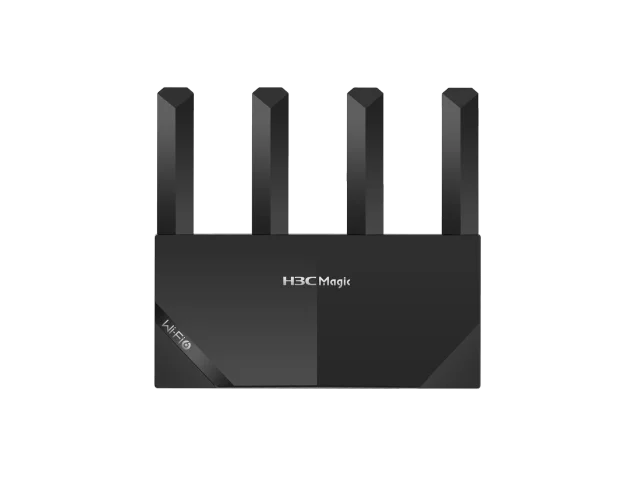 H3C Magic NX15 AX1500 Dual-Band Gigabit Wi-Fi 6 Router, 1501Mbps, 1201Mbps 5GHz + 300Mbps 2.4GHz, 4× 5dBi Antennas, MU-MIMO