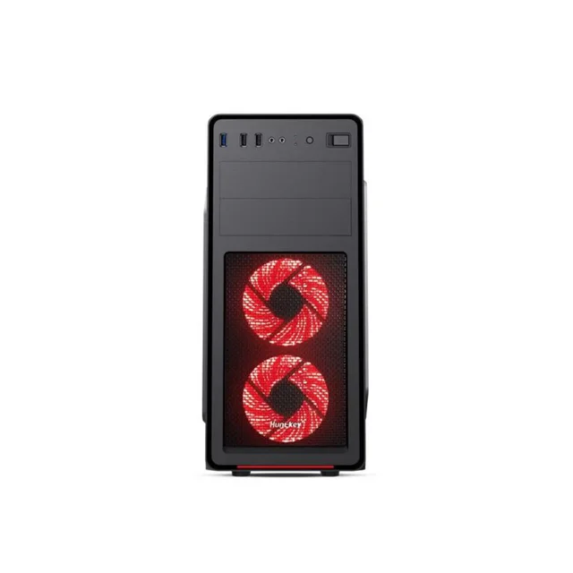 Huntkey BU560 ATX Mid Tower Gaming Case with Built-in 240mm Liquid Cooling, USB 3.0, 350mm GPU Clearance