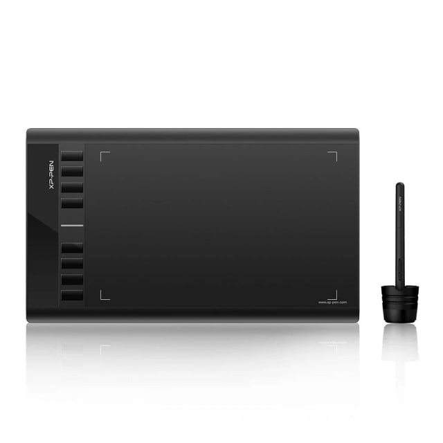 XP-PEN Star 03 V2, 10.2 x 6.7 Inch Active Area, 8192 Pressure Levels, 8 Express Keys, Battery-Free Stylus