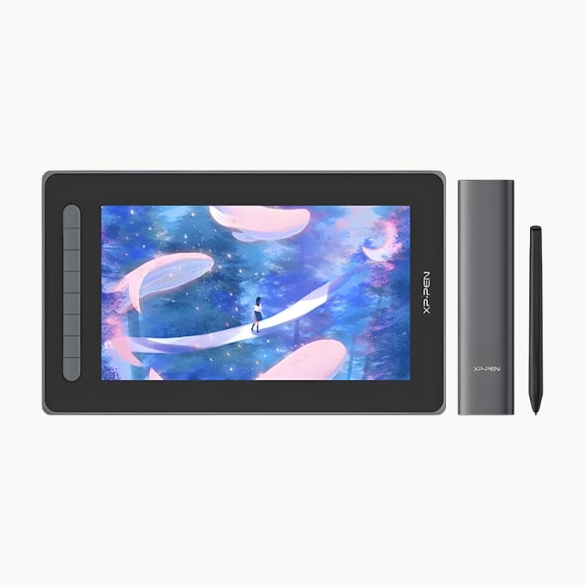 XP-PEN Artist 12 (2nd Gen), 11.9 Inch FHD IPS Display, 127% sRGB, 8192 Pressure Levels, X3 Elite Battery-Free Stylus