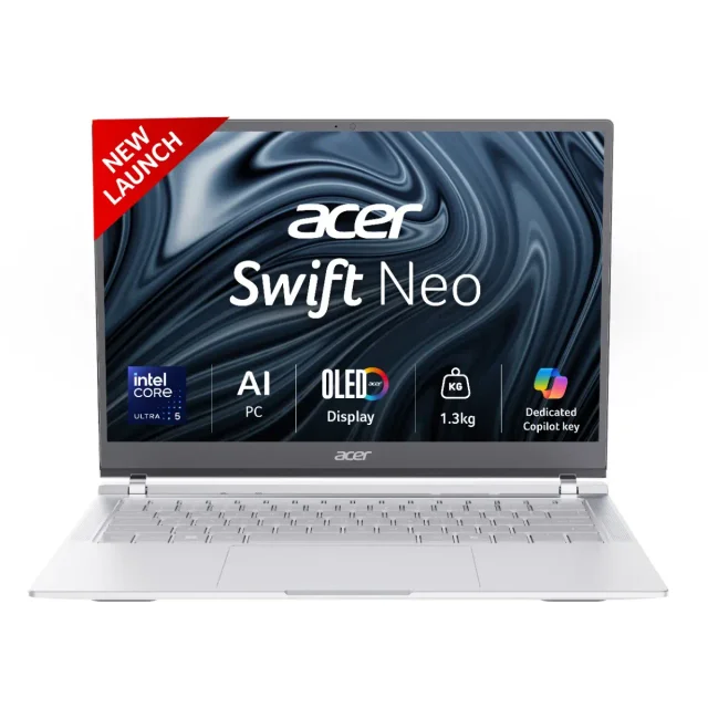 Acer Swift Neo 14 Premium Laptop, Intel Core Ultra 5 115U, 16GB LPDDR5 RAM, 512GB PCIe Gen4 NVMe SSD, Intel Arc Graphics