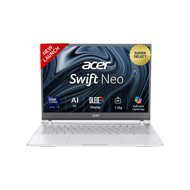 Acer Swift Neo SFN14-54H Premium Laptop, Intel Core Ultra 7 155U, 32GB LPDDR5 RAM, 1TB NVMe PCIe Gen4 SSD, Intel Graphics