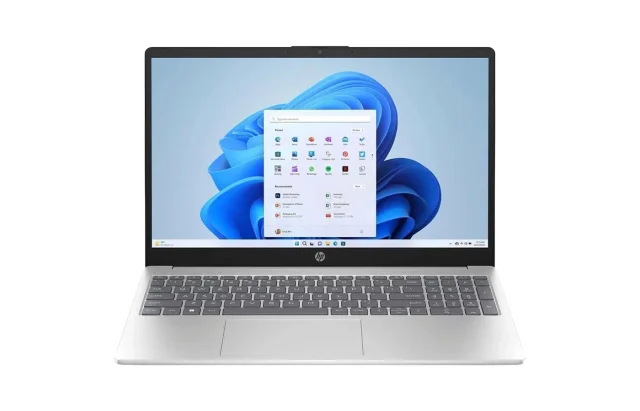 HP 15-FC0130nia Laptop, AMD Ryzen 3 7320U, 4GB LPDDR5 RAM, 256GB PCIe NVMe M.2 SSD, AMD Radeon Graphics
