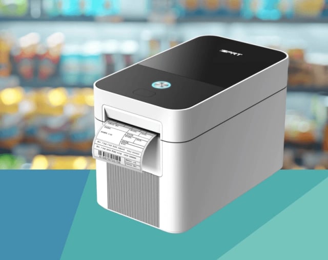 iDPRT iF2 THERMAL PRINTER, 2-Inch Direct Thermal Barcode & Label Printer, 203 DPI, 6 IPS (152.4 mm/s), 56mm Print Width