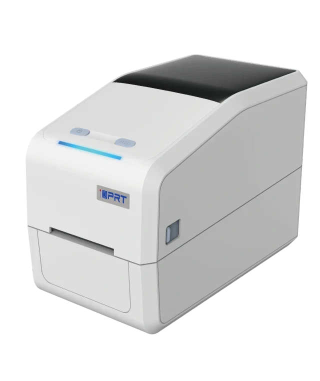 iDPRT iE2X-H THERMAL PRINTER, 2-Inch Healthcare Direct Thermal & Ribbon Thermal Barcode & Label Printer, 203 DPI, 8 IPS (203.2 mm/s), 54mm Print Width