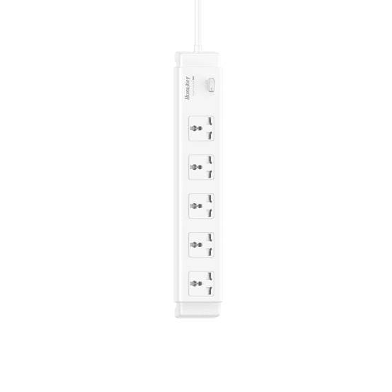 Huntkey SZC514 Universal Power Strip, 5 Sockets, 2500W, 10A, 250V
