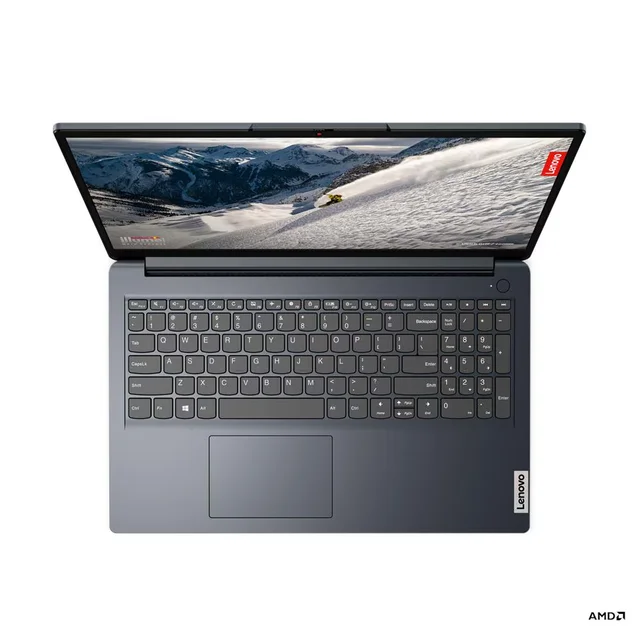 Lenovo IdeaPad 1 15AMN7 Laptop, AMD Ryzen 5 7520U, 8GB LPDDR5 RAM, 256GB M.2 2242 PCIe 4.0 x4 NVMe SSD, AMD Radeon 610M