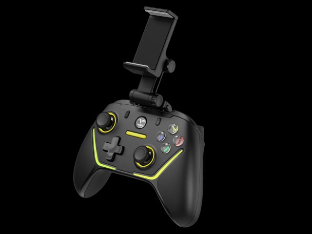 Rapoo V610M, Multi-Mode Vibration Gamepad, Bluetooth + 2.4GHz Wireless + Wired, Hall Effect Triggers & Joysticks, RGB Lighting