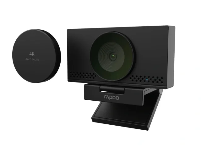 Rapoo C500AF, 4K UHD AutoFocus Web Camera, Dual Noise-Cancelling Mic, 75° Wide-Angle, Privacy Cover