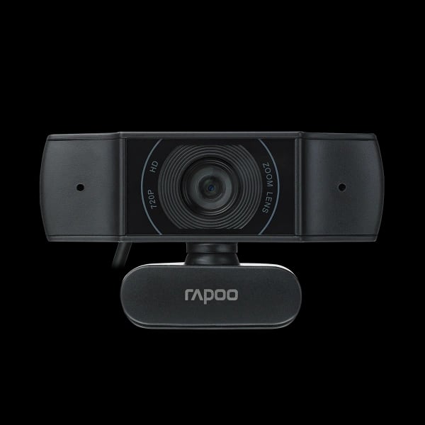 Rapoo C200, 720P HD Webcam, 90° Wide-Angle Lens, Fixed Focus, Dual Noise-Reduction Microphones