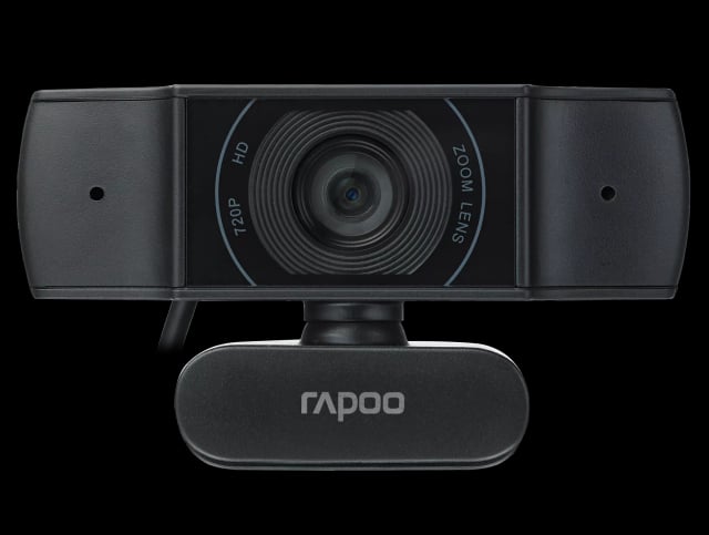 Rapoo XW170, HD 720P Webcam, 89° Wide-Angle Lens, Passive Autofocus, Dual Noise-Cancelling Microphones