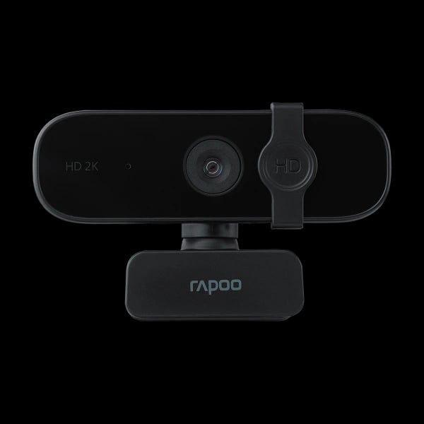 Rapoo C280, 2K 1440P AutoFocus Webcam, 85° Wide-Angle, Dual Noise-Cancelling Mic, Privacy Cover