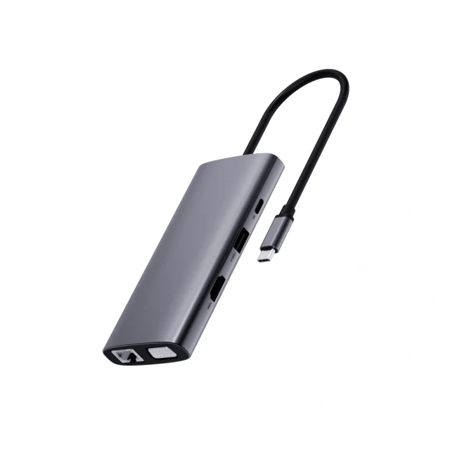 Rapoo XD51, 5-in-1 USB-C Multi-Function Docking Station, 4K 60Hz HDMI, 2× USB 3.0, USB-C Data
