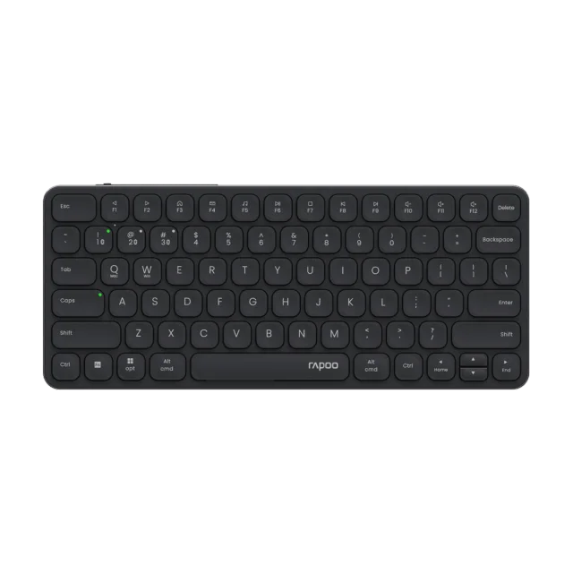 Rapoo E9050L, 78-Key Ultra-Slim Multi-Mode Wireless Keyboard, Bluetooth 4.0/5.0 + 2.4GHz, Scissor Keys, Aluminum Alloy