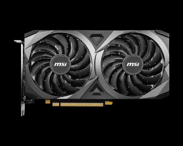 MSI GeForce RTX 3060 VENTUS 2X 12G, NVIDIA GeForce RTX 3060, 12GB GDDR6 192-bit, PCIe Gen 4, 1777MHz Boost