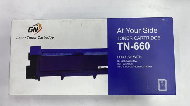 GN TN-660 Toner Cartridge, Black Laser Toner, Compatible with Brother HL-L2320D HL-L2365DW DCP-L2540DW MFC-L2700DW MFC-L2740DW, 1 Year Warranty