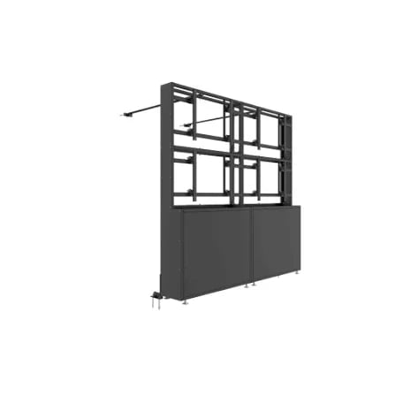 Uniview HB-2346 46-Inch LCD Video Wall Floor Mount Bracket, 1.7mm Bezel, Modular Floor Mounting, 1021×575×170mm, 13.1kg
