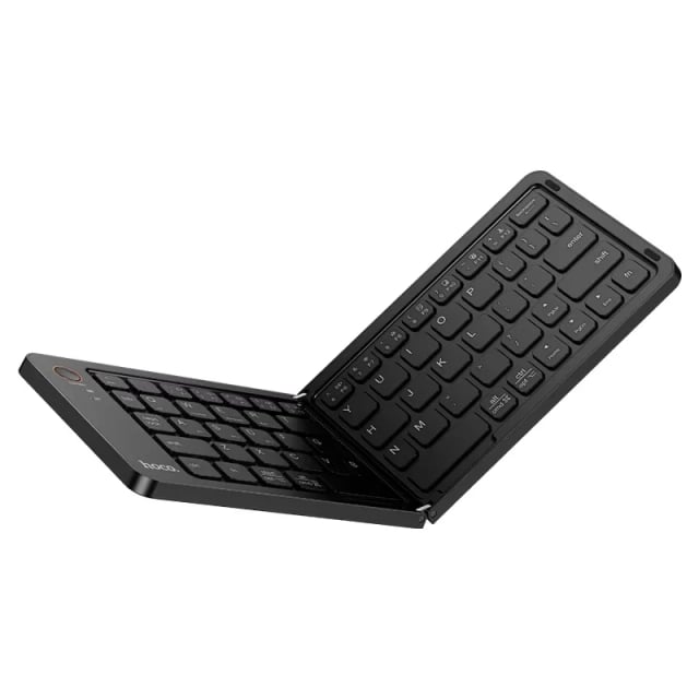 HOCO GM71 Foldable Mini Wireless Keyboard, English 67-Key Layout, Bluetooth 5.2, 180mAh Battery, Up to 60H Runtime