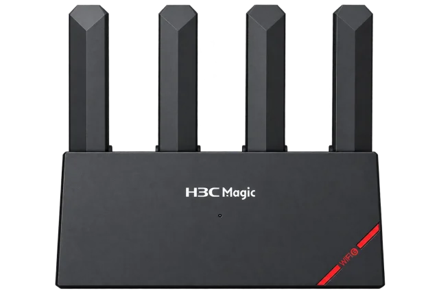 H3C Magic NX30 Dual Band Wi-Fi 6 Router, Dual Band 2976Mbps, 2402Mbps 5GHz + 574Mbps 2.4GHz, 160MHz, 4× 5dBi Antennas
