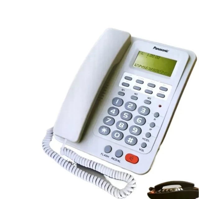 Panasonic KX-TSC7706CID Integrated Telephone System, Caller ID Landline Phone, LCD Display, Call Management System, Office & Home Communication Device