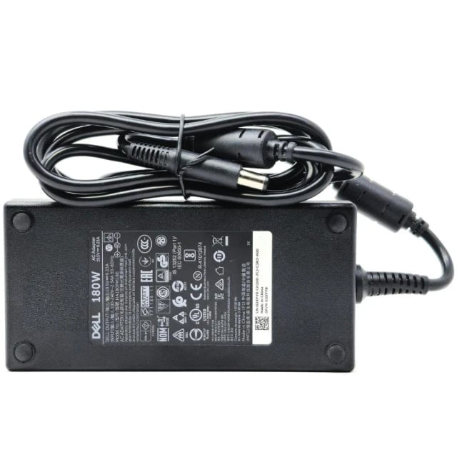 Dell Big Pin 180W Laptop Charger, 19.5V 9.23A, Big Pin Connector, AC Adapter, Dell Compatible