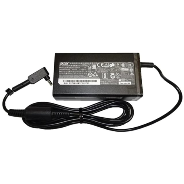 Acer Small Pin 65W Laptop Charger, 19V 3.42A, Small Pin Connector, AC Adapter, Acer Compatible