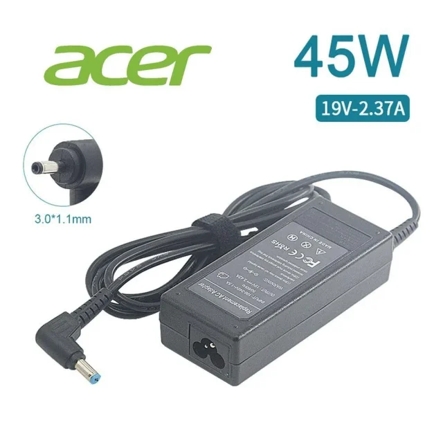 Acer Alter Pin 45W Laptop Charger, 19V 2.37A, Alter Pin Connector, AC Adapter, Acer Compatible