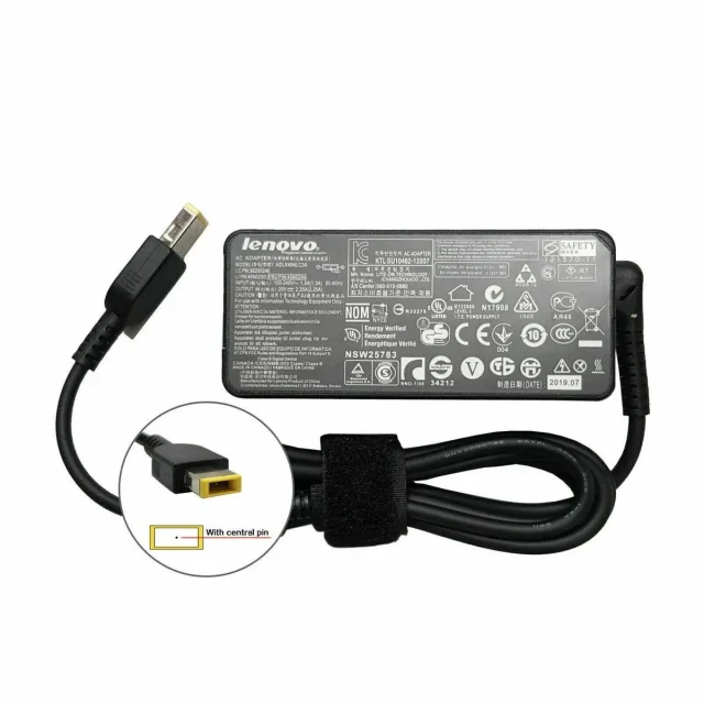 Lenovo Colour USB Pin 65W Laptop Charger, 20V 3.25A, Colour USB Pin, USB Connector, AC Adapter
