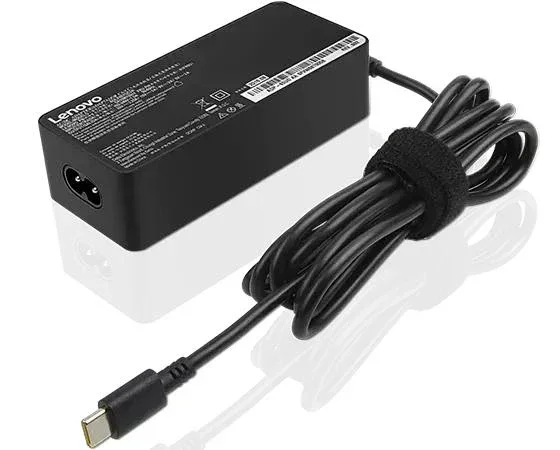 Lenovo 65W Normal Type-C Laptop Charger, USB-C PD, 20V 3.25A, Type-C Connector, Fast Charging
