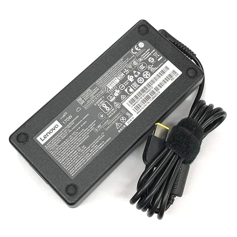 Lenovo USB Pin 170W Laptop Charger, 20V 8.5A, USB Pin Connector, Lenovo Compatible, High Power Adapter