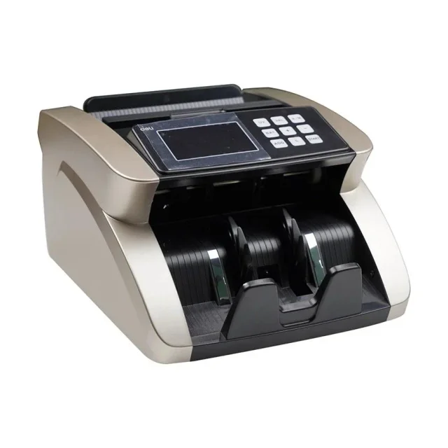 Deli E3904 Note Counting Machine, Money Counting Machine, 1000 Notes/Min, UV Counterfeit Detection, Automatic Bill Counter