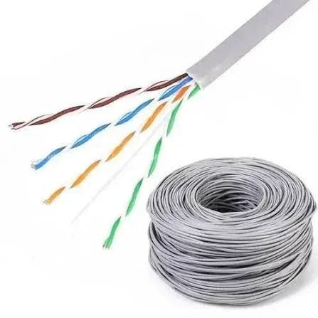 Ziasys Z-C64PCA50D CAT6 Outdoor LAN Cable, 305 Meter, UTP Network Cable, 23% CCA, 24 AWG