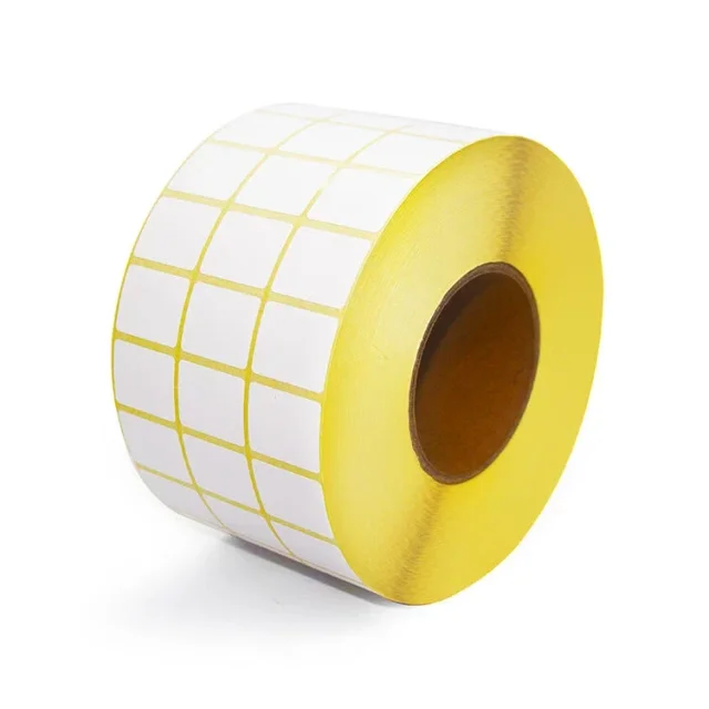 Thermal Paper Sticker Roll 34mm × 20mm, 3 Stickers per Row, 4,998 Total Labels, Barcode & Product Label Roll