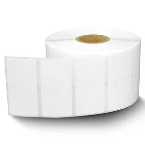 Thermal Paper Sticker Roll 50mm × 25mm, 2,500 Labels per Row, Self-Adhesive Barcode Label Roll